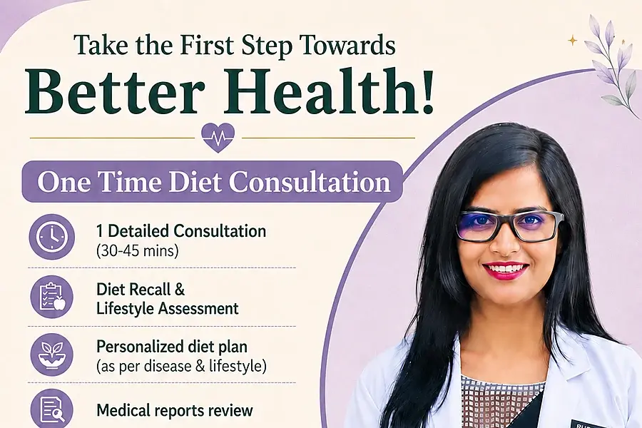One Time Diet Consultation — details card